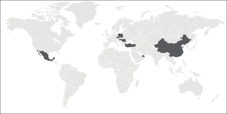 Emerging Markets Map